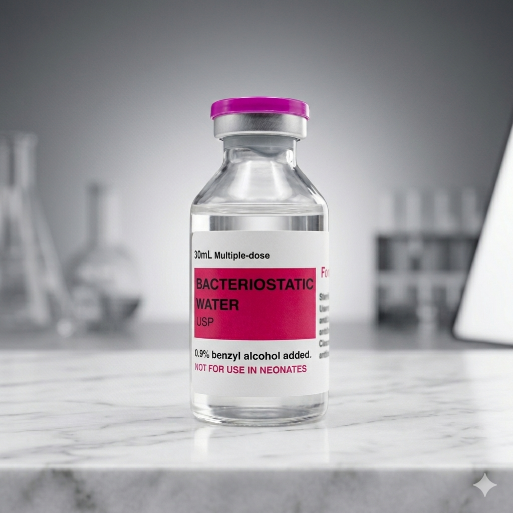 Agua bacteriostática 30mL - PeptixHouse